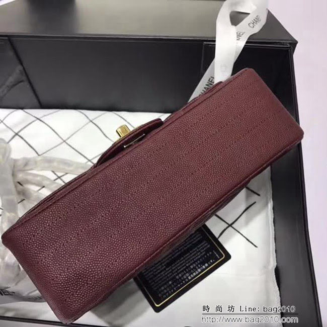 香奈兒CHANEL 升級版V線1116進口球紋皮肩背斜跨鏈條包 DSC1339